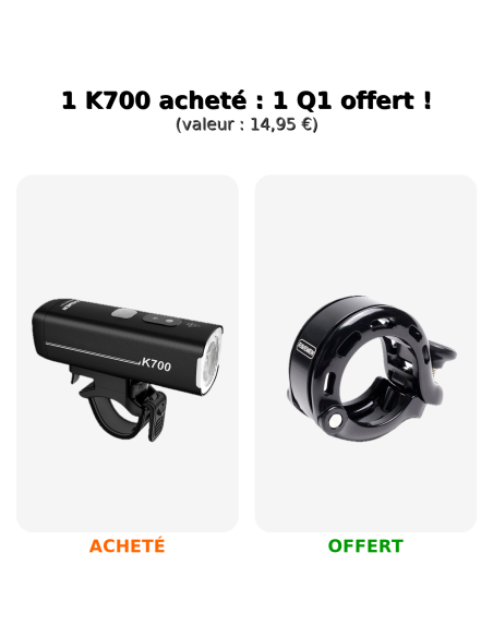 PROMO RAVEMEN K700 (sonnette Q1 offerte)