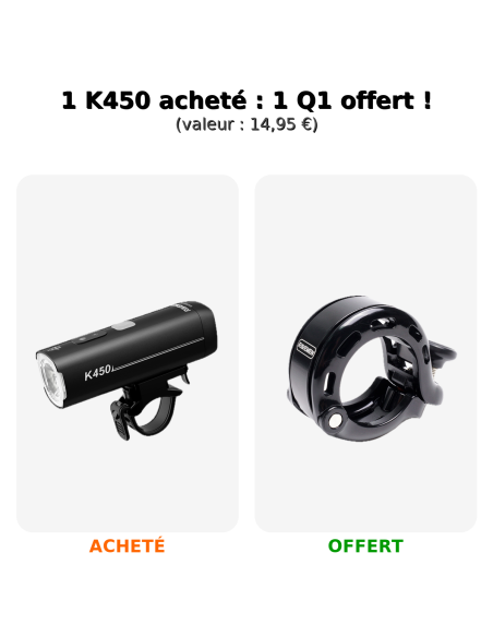 PROMO RAVEMEN K450 (sonnette Q1 offerte)