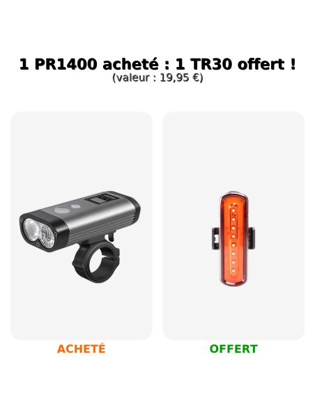 PROMO RAVEMEN PR1400 (lampe arrière TR30 offerte)