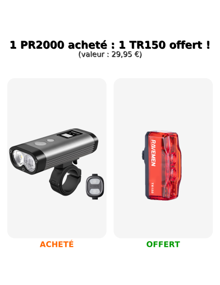 PROMO RAVEMEN PR2000 (lampe arrière TR150 offerte)