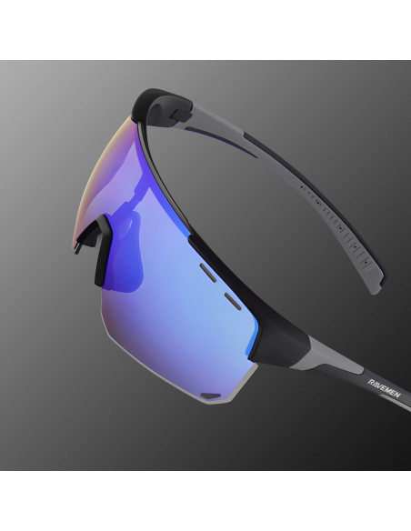 LUNETTES de vélo - 3 verres polarisés RAVEMEN - CG13