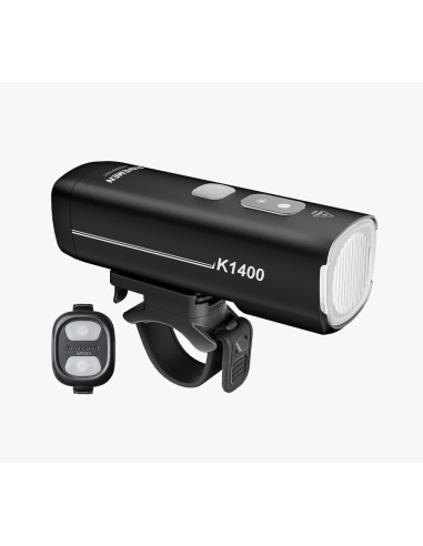 Lampe avant RAVEMEN K1400 / Route-Gravel-VTT...